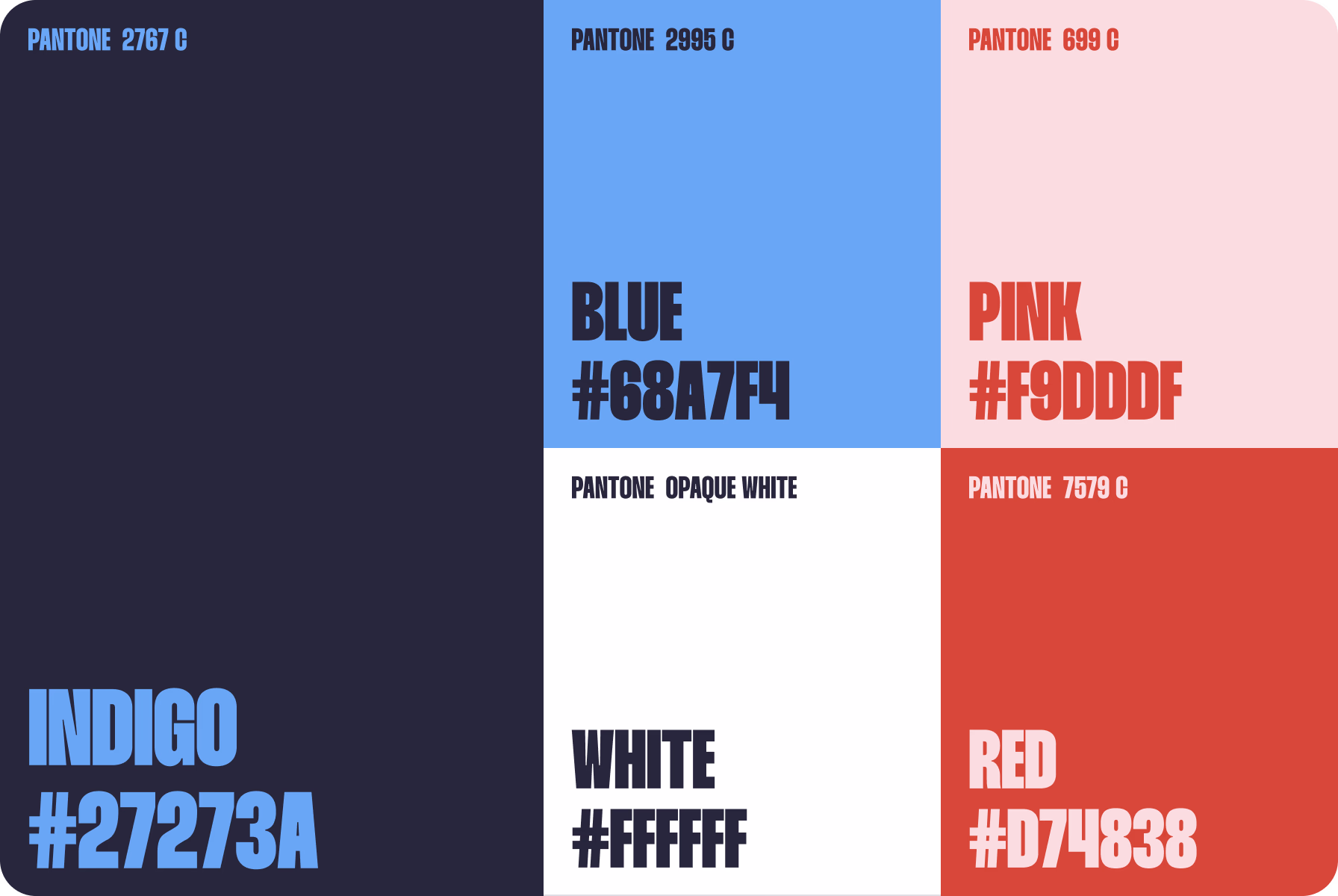 bright red and deep blue colors for energy UI design