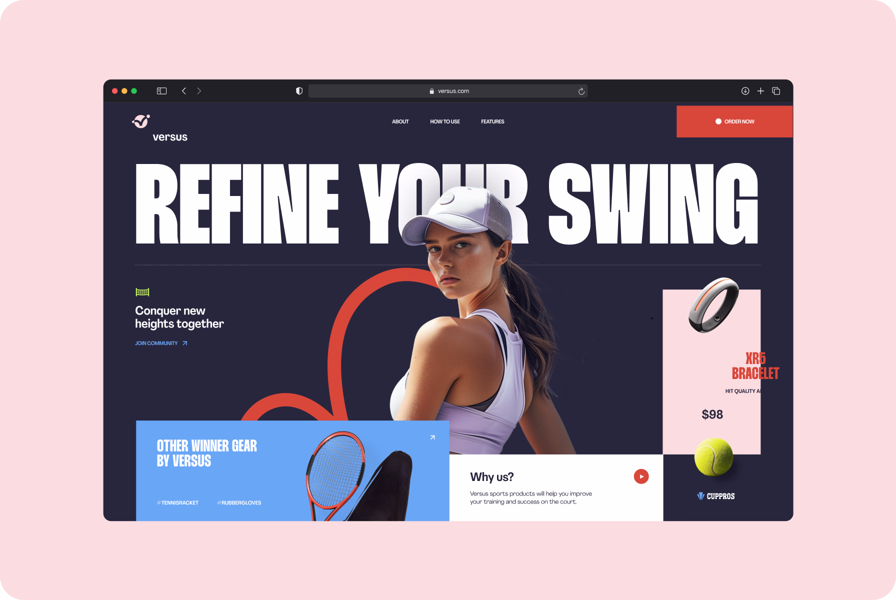 blue backdrop and logo elements for strong branding