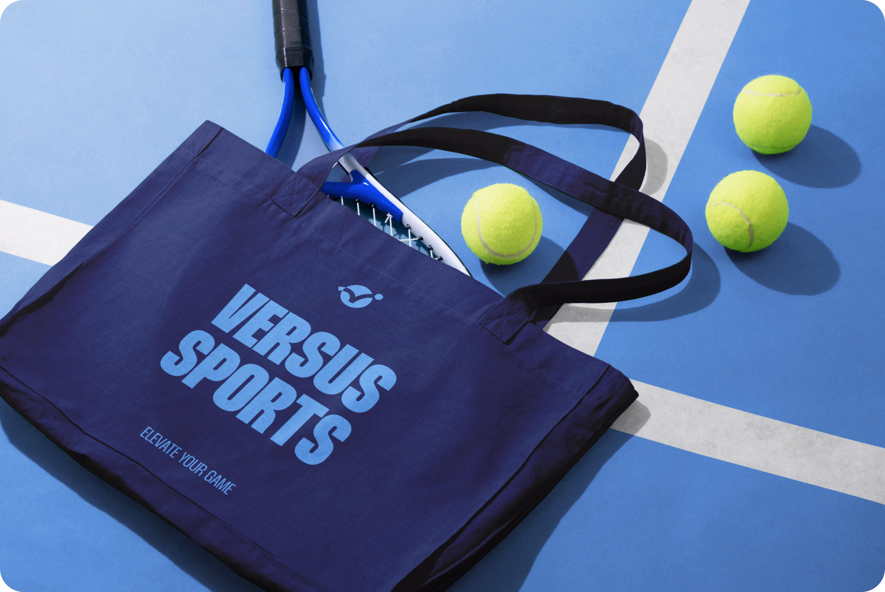 the combination of colors and fonts creates an energetic branding