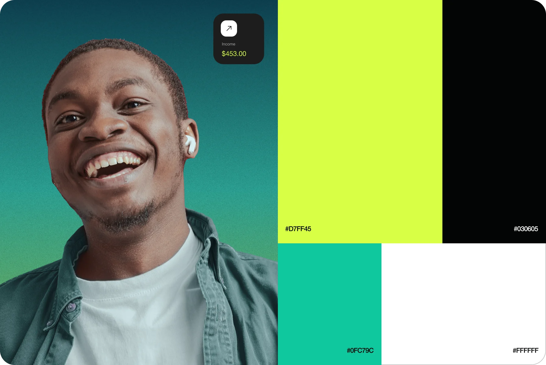 design system with optimistic color palette