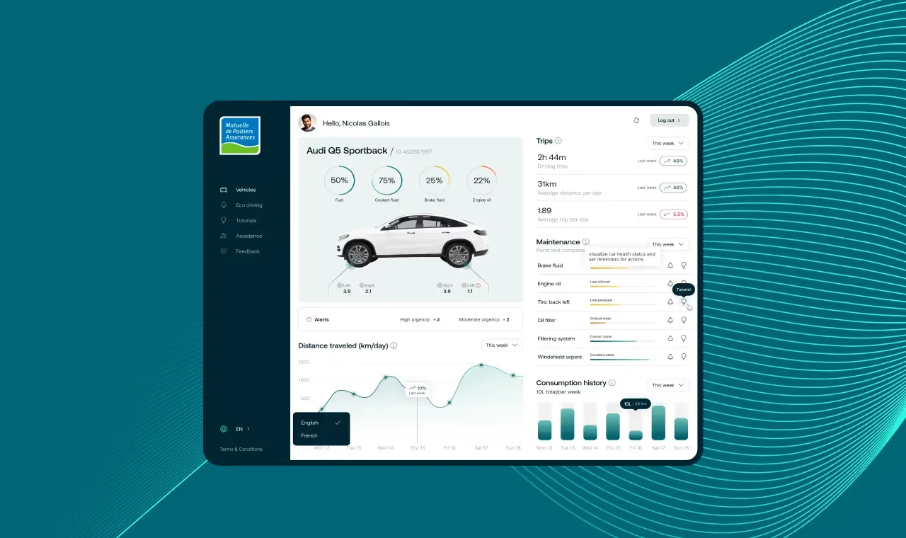LinkByCar — adaptable design for AI-driven vehicle operation startup