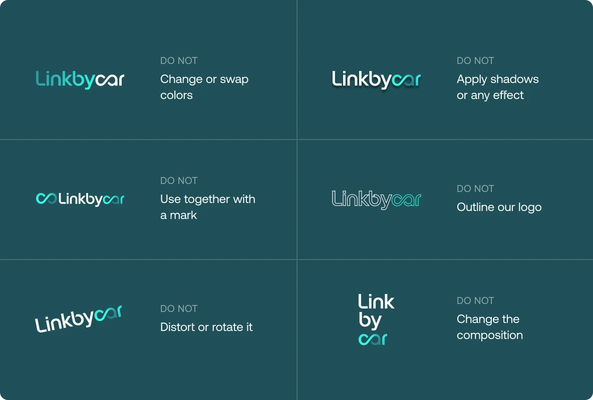 “bad” examples of proper logo usage