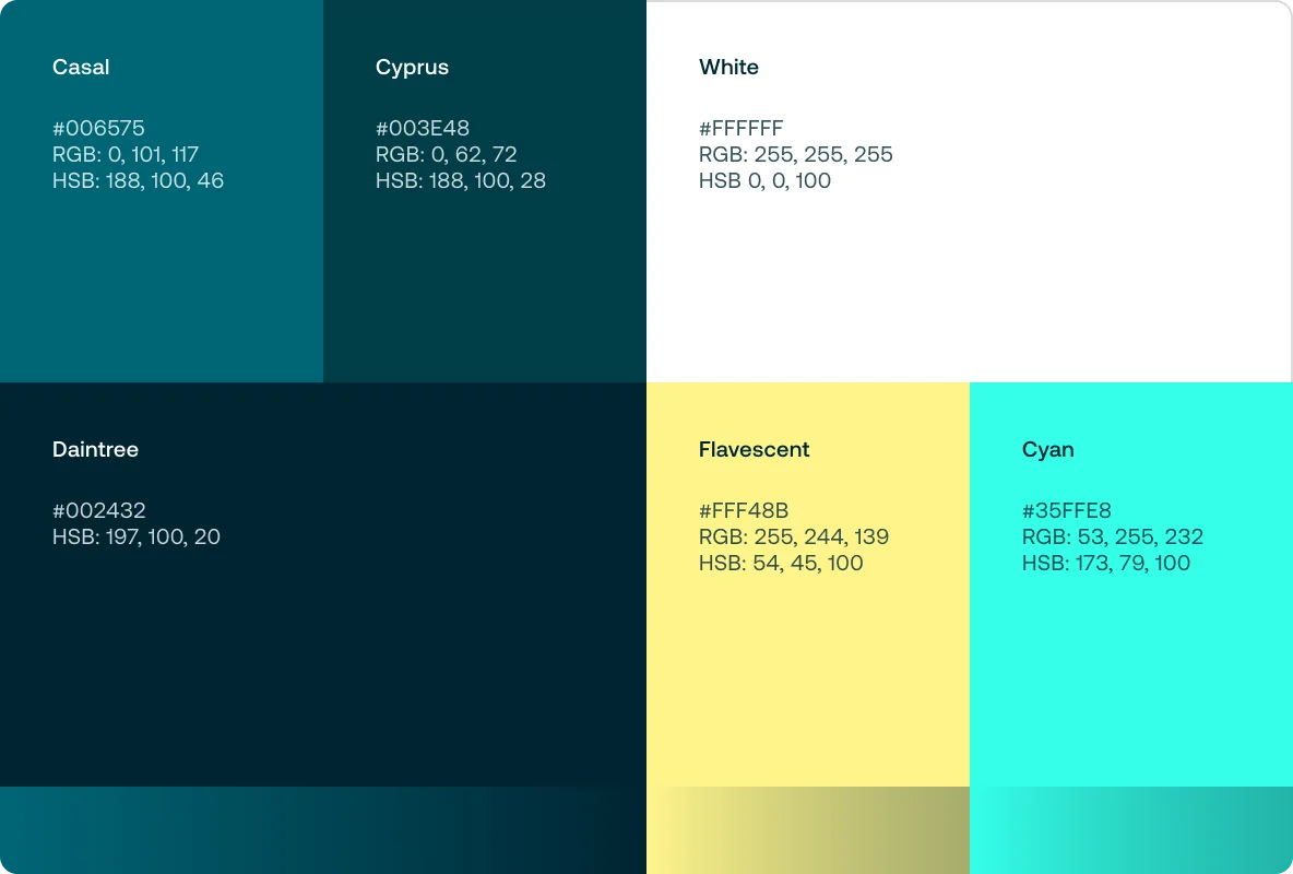 high-energetic color palette for visual storytelling