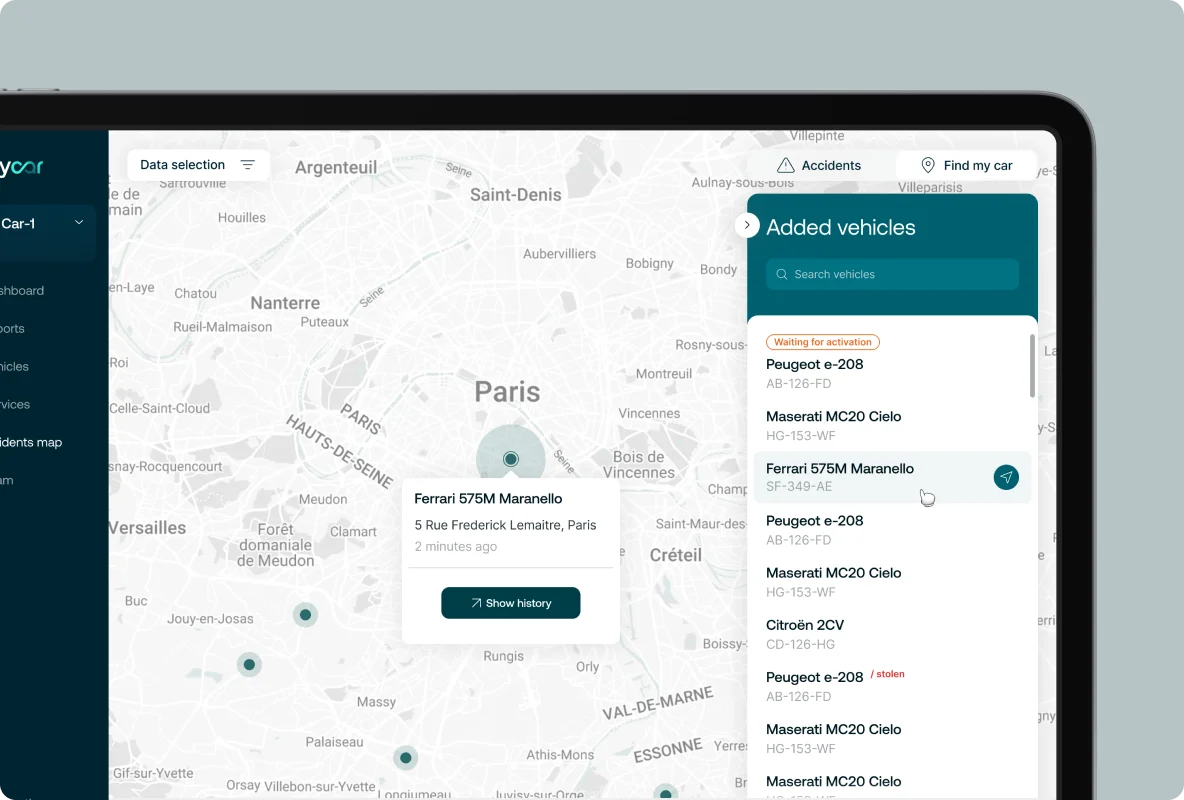 web development feature: location tracking to ensure security