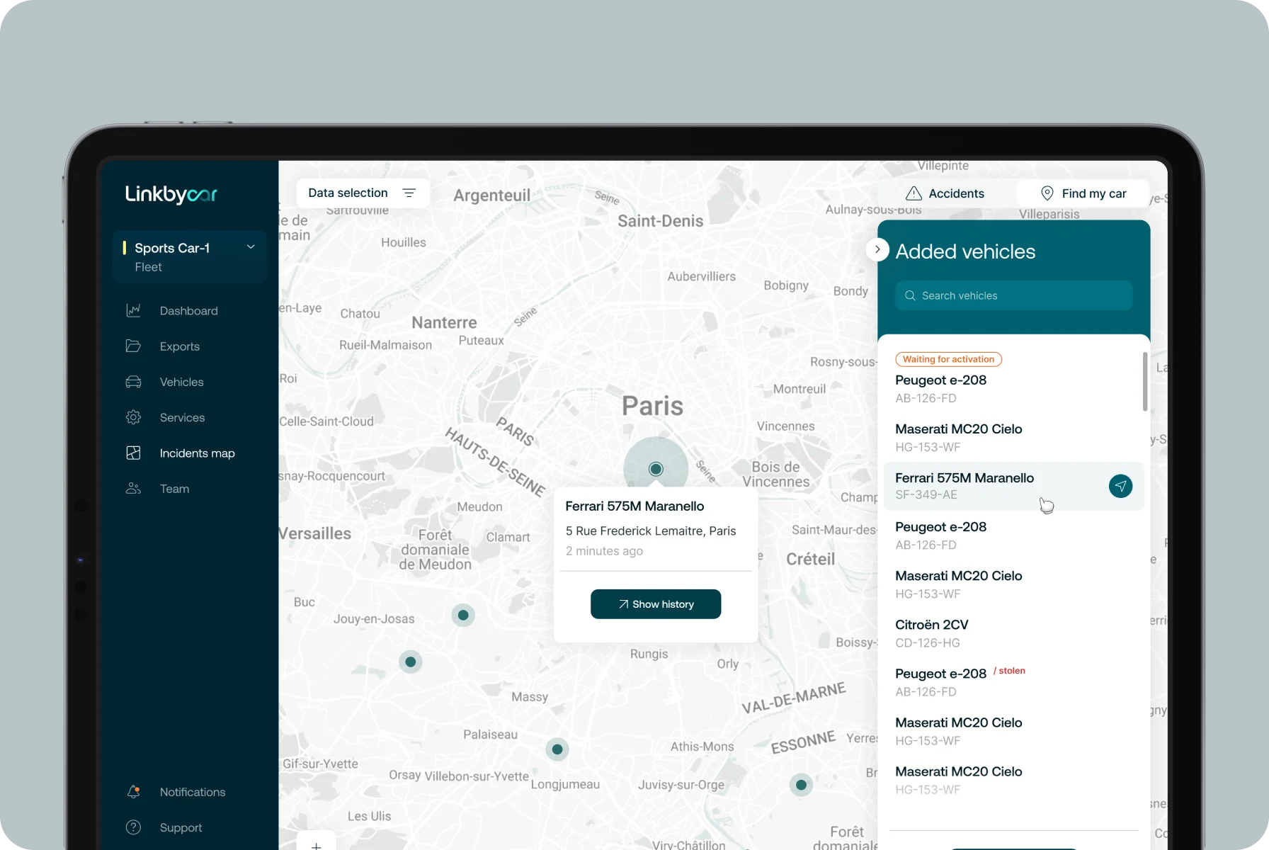 web development feature: location tracking to ensure security