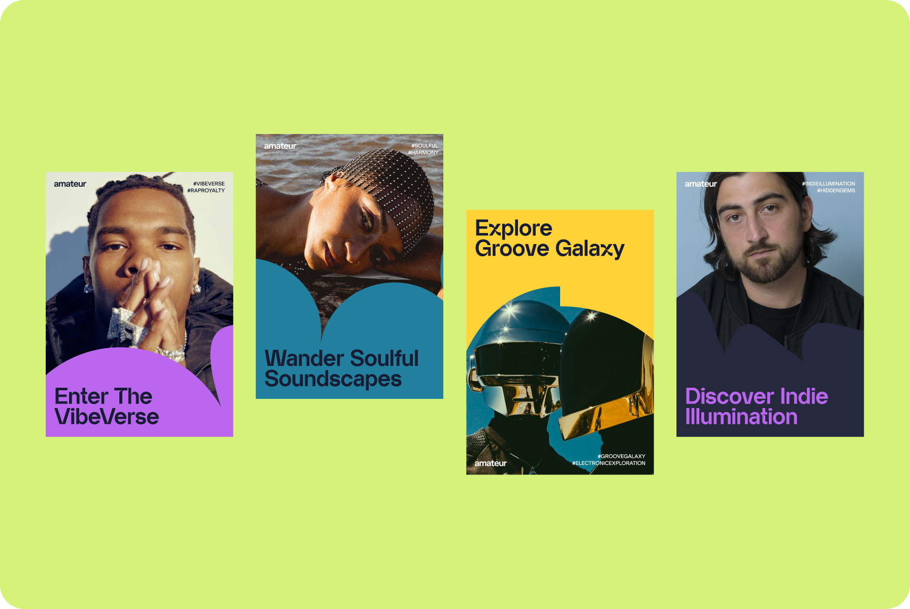 creating Amateur brand identity