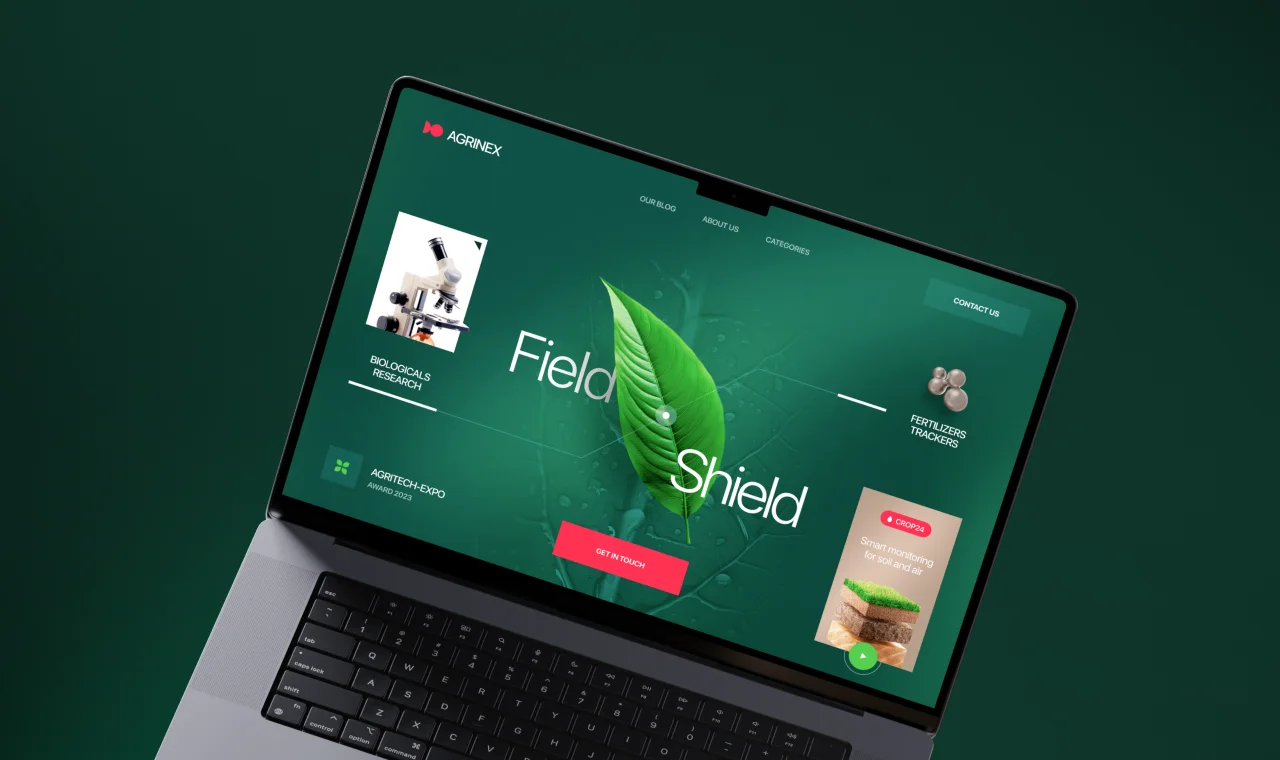 UI/UX for a web platform with all farming needs in one place