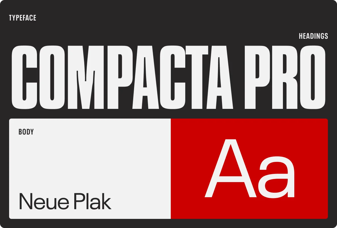 Enhanced UI design with Condensed & Neue Plak fonts