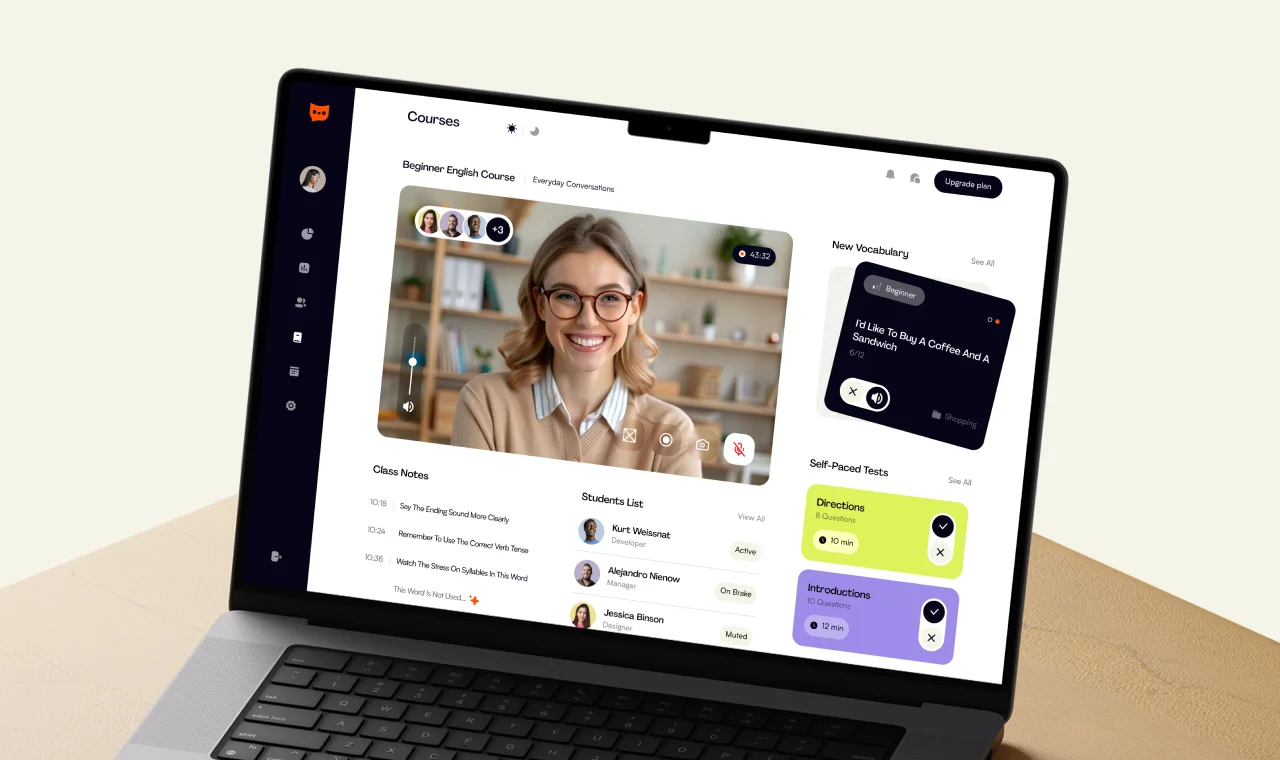 A clever take on design for a smarter language learning platform 