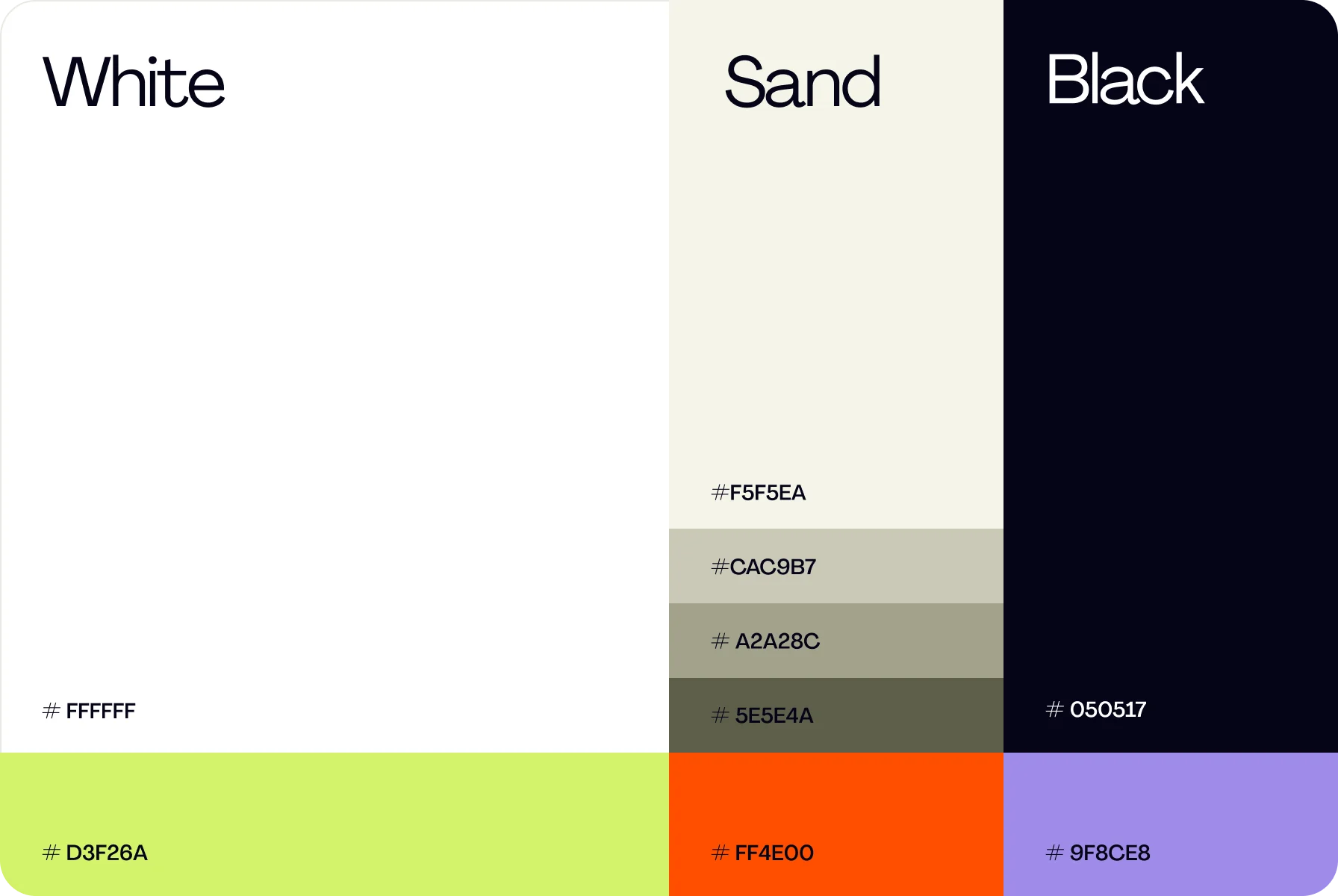 soft color palette of design system for language learning platform