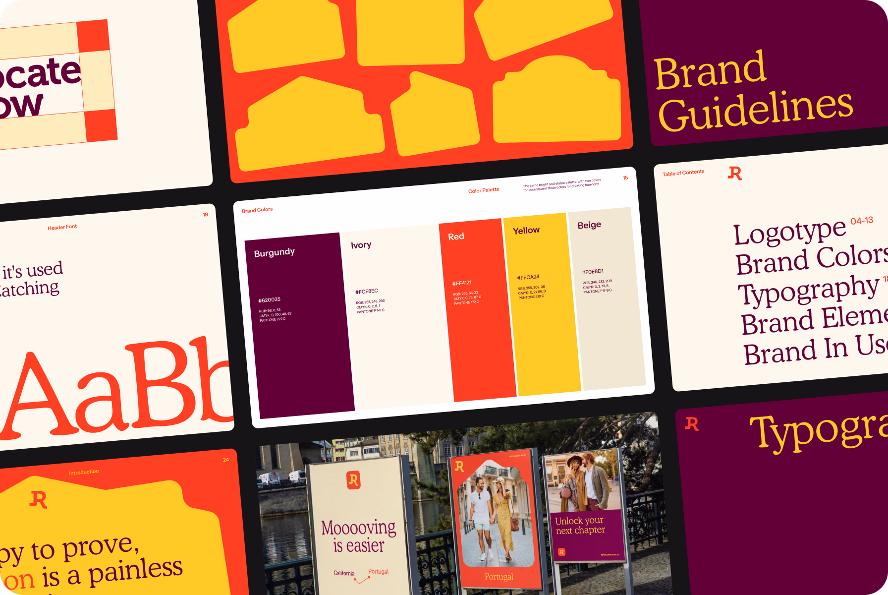 brand book design by Halo Lab with the emotional identity