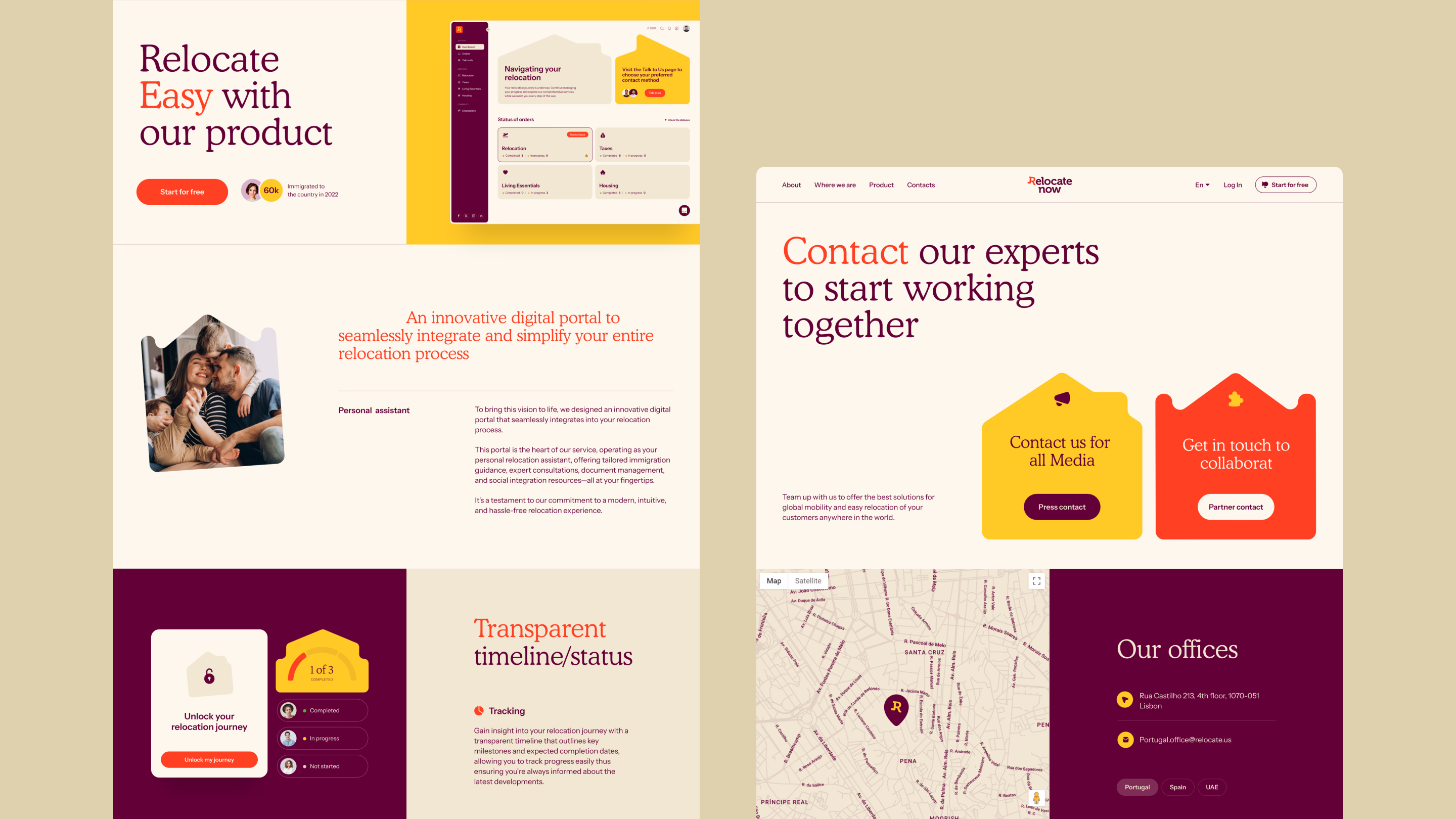 using angled branding elements in website navigation