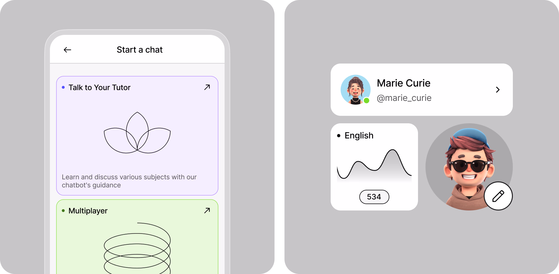 creating a user-friendly interface for the AI chatbot