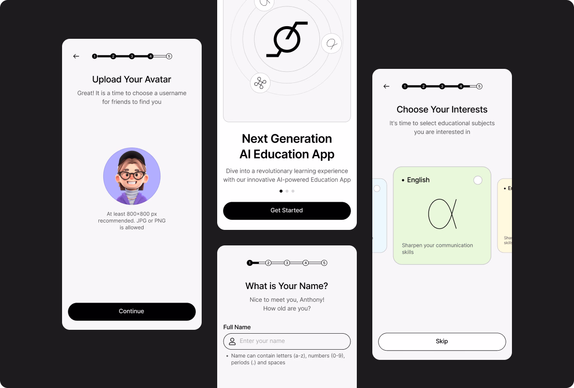 simple onboarding process for the ASI startup