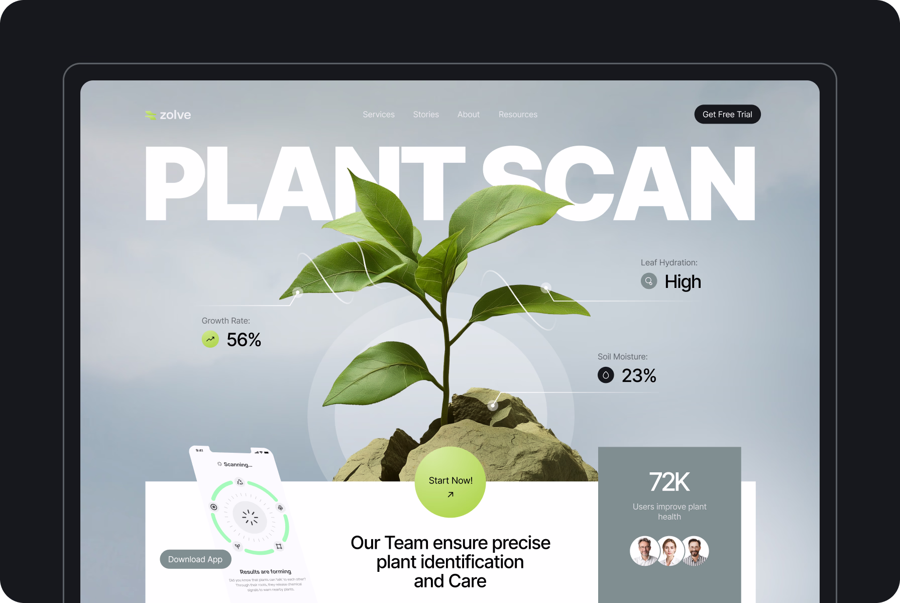 clean UI/UX design for the Zolve app by Halo Lab