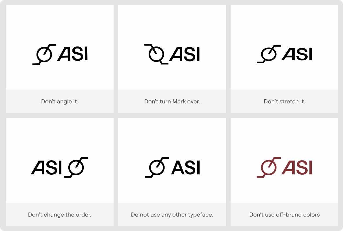 Halo Lab’s ASI logo guidelines for brand consistency