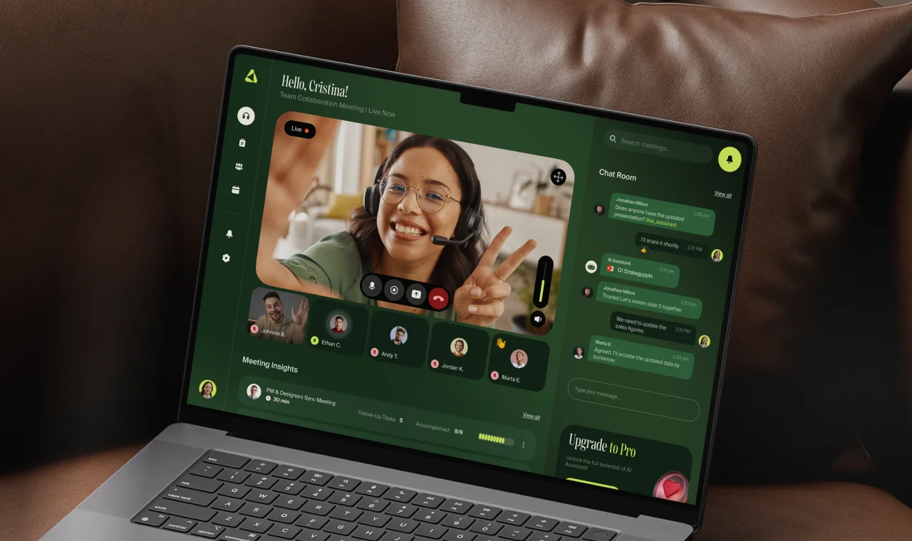 Design that gives AI a friendly face and the product a strong identity