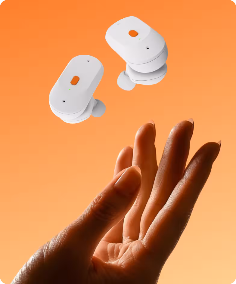 Motion sensing feature visualization for OmniBuds wearable by Halo Lab
