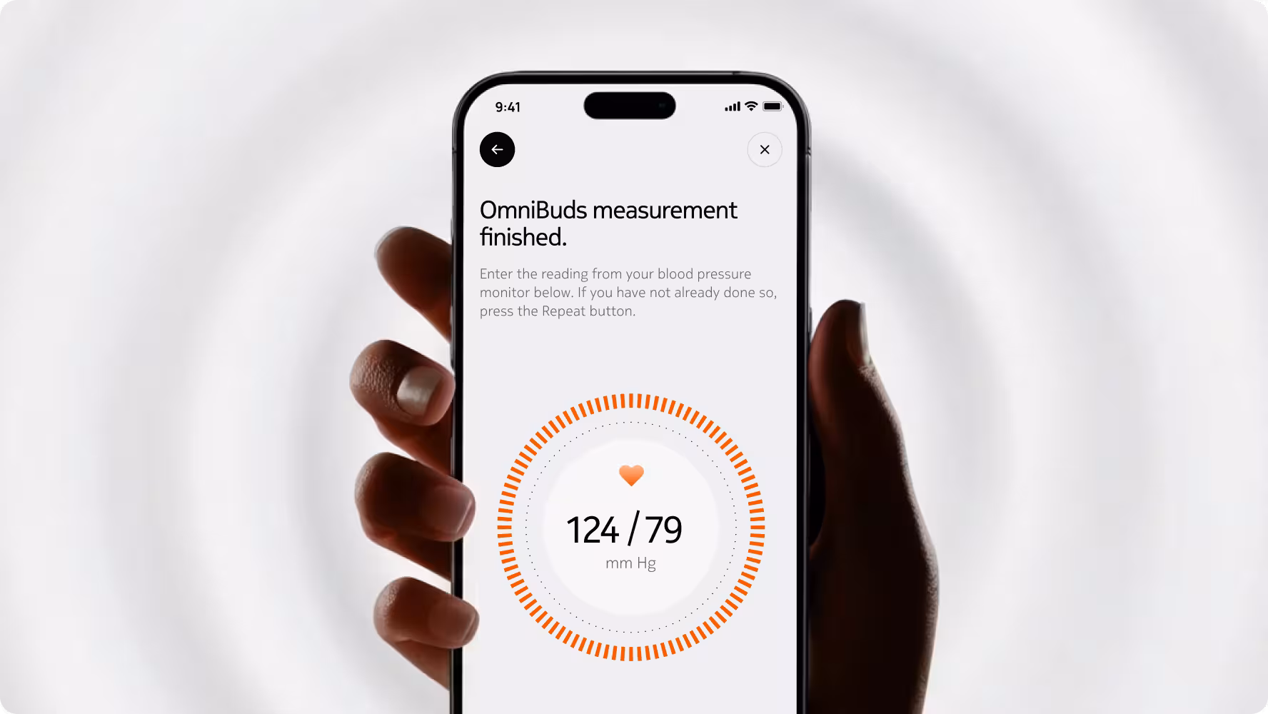 Halo Lab’s UI/UX design for real-time health monitoring app for OmniBuds