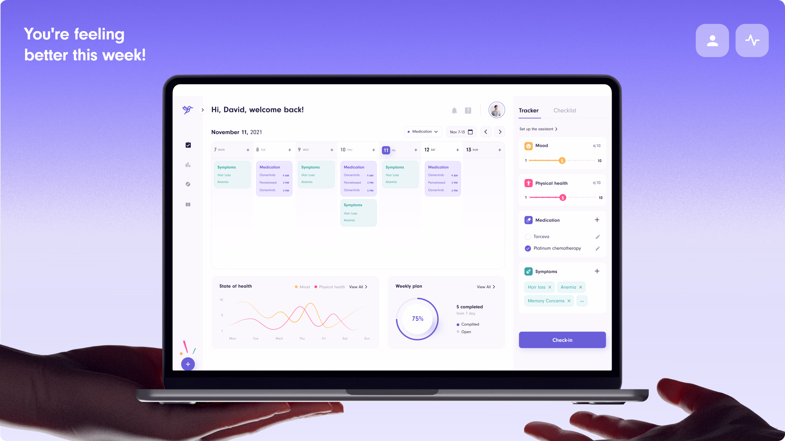 Healthcare platform UI designed by Halo Lab with intuitive UX and secure data management