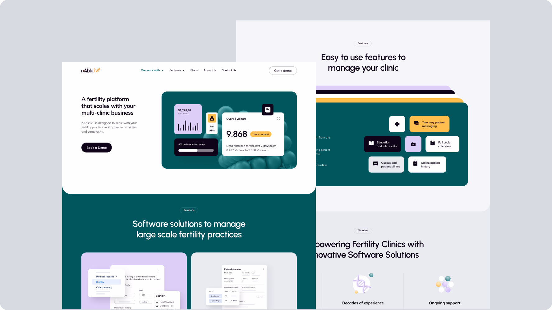 Web development and Webflow implementation by Halo Lab delivering responsive website with smooth animations, modular sections, and scalable structure