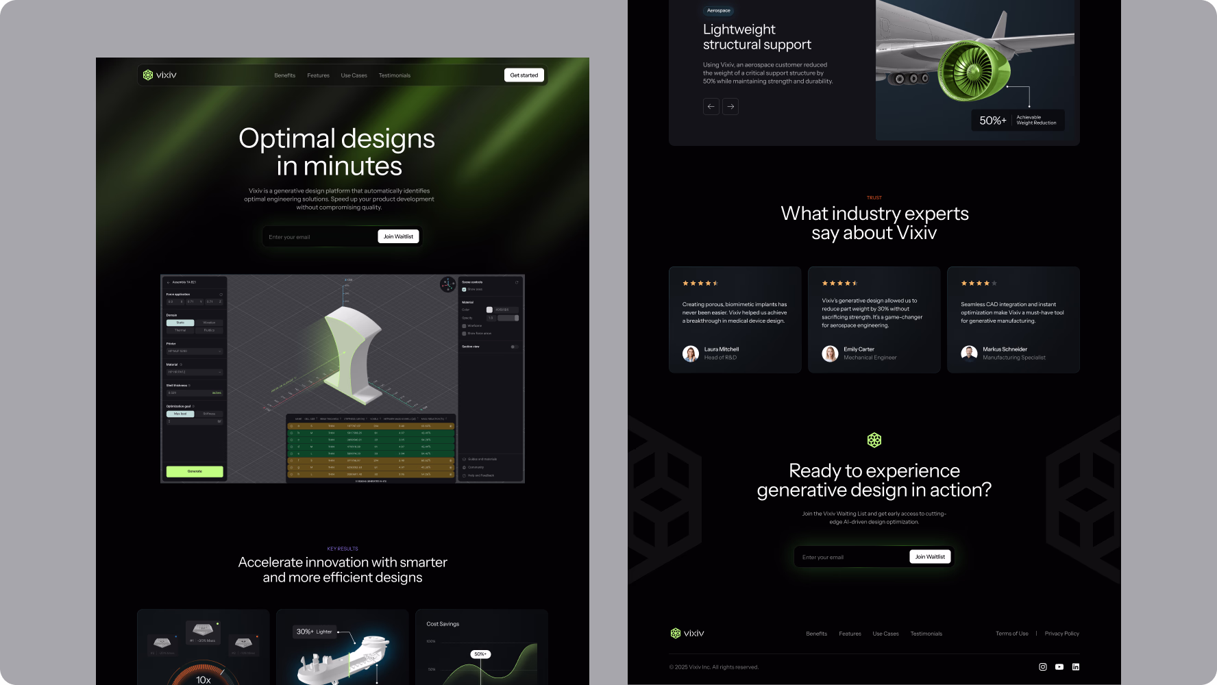 Web design, Webflow development, and UX/UI execution by Halo Lab for Vixiv platform
