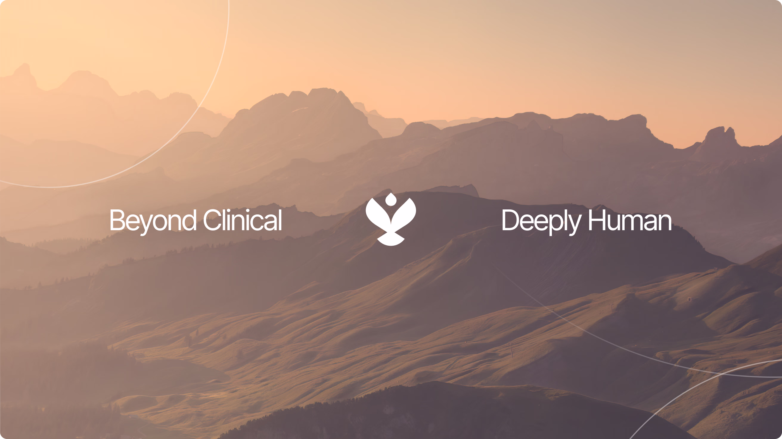 Therapy platform interface with approachable visual identity