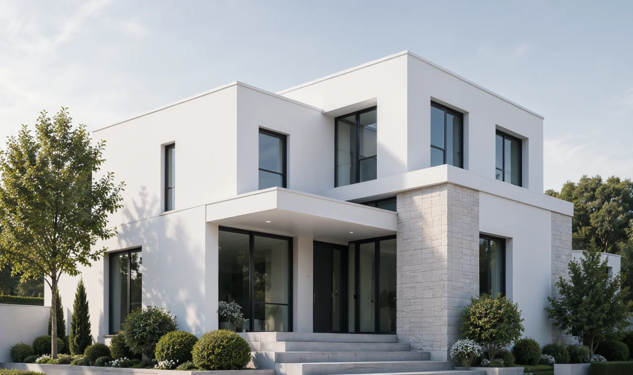 Trust-first identity and landing page for a property title protection platform