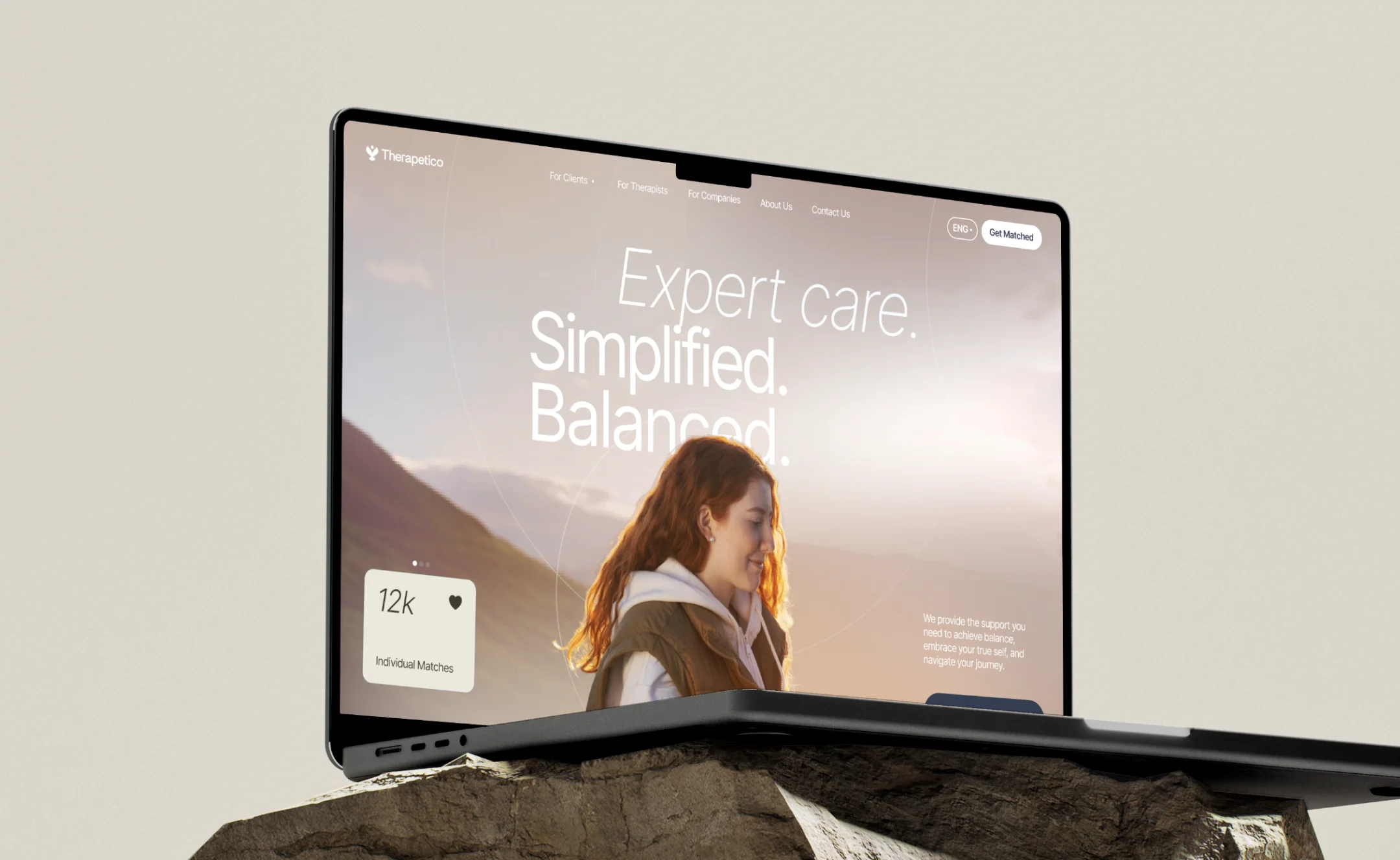Shaping a distinctive brand and web presence for a European therapy platform