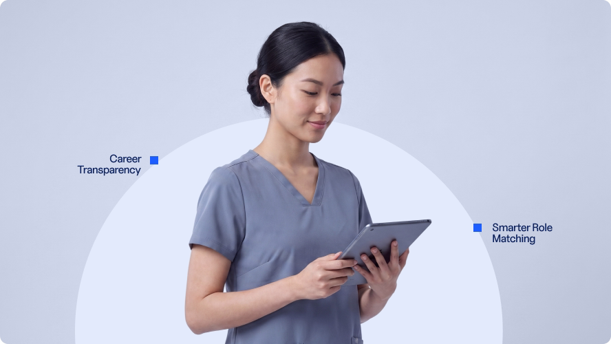 Career transparency and smarter role matching concept for a physician hiring platform by Halo Lab