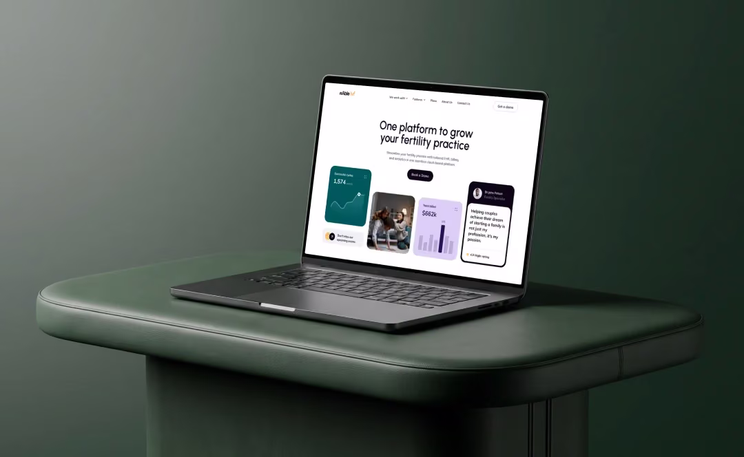 Connecting a healthcare platform with clinics through a goal-driven site