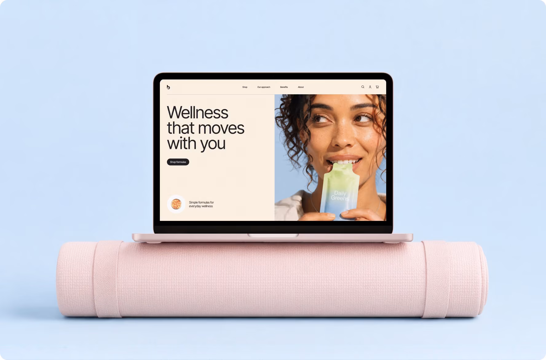 Building a science-backed wellness brand and custom Shopify storefront brand identity by Halo Lab - Visual 1