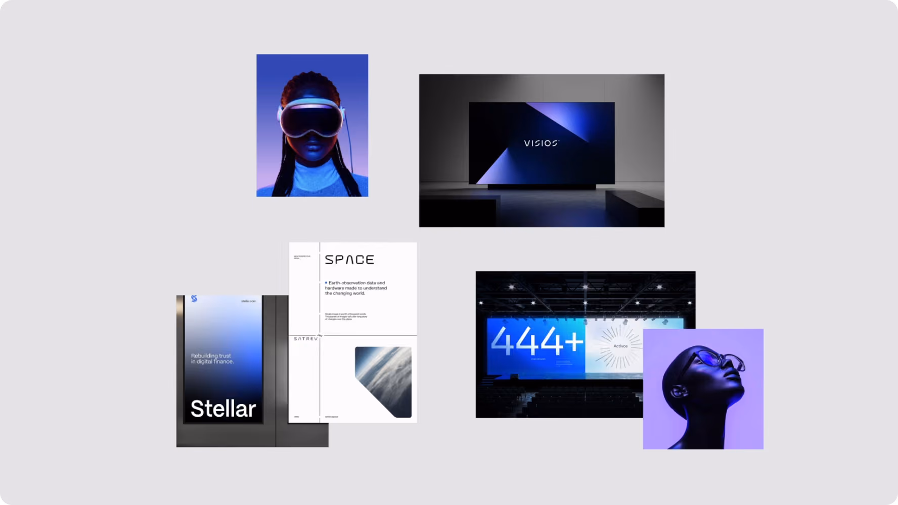 Competitor visual identity analysis and moodboard for Aybank brand strategy by Halo Lab