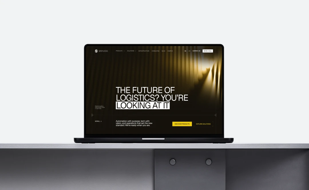Turning complex warehouse tech into an engaging, easy-to-grasp web experience