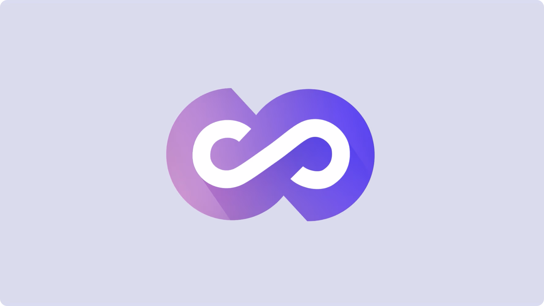 Chainstarters infinity loop logo made of two interlocking chain links