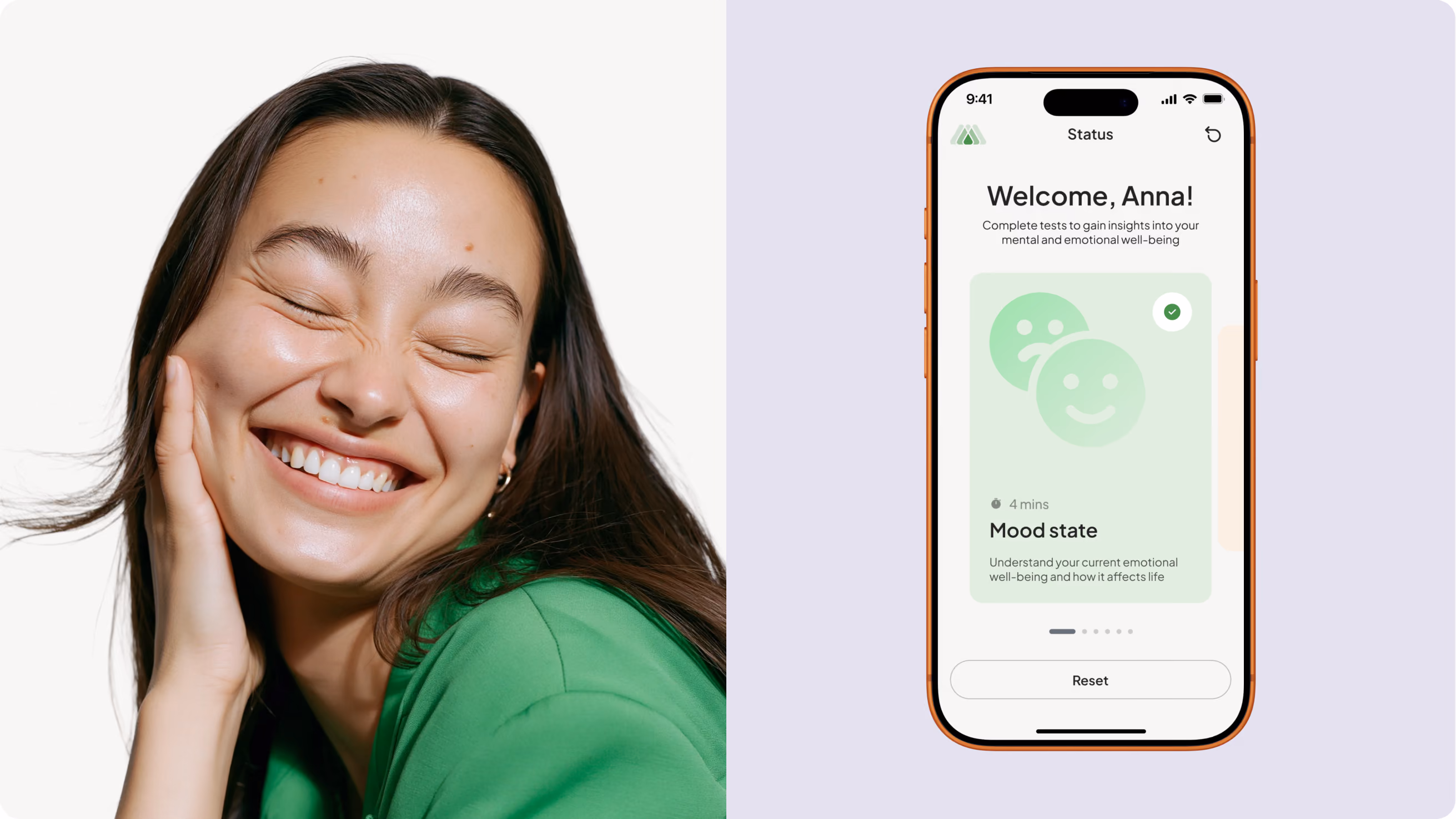 AI-powered mental wellness app