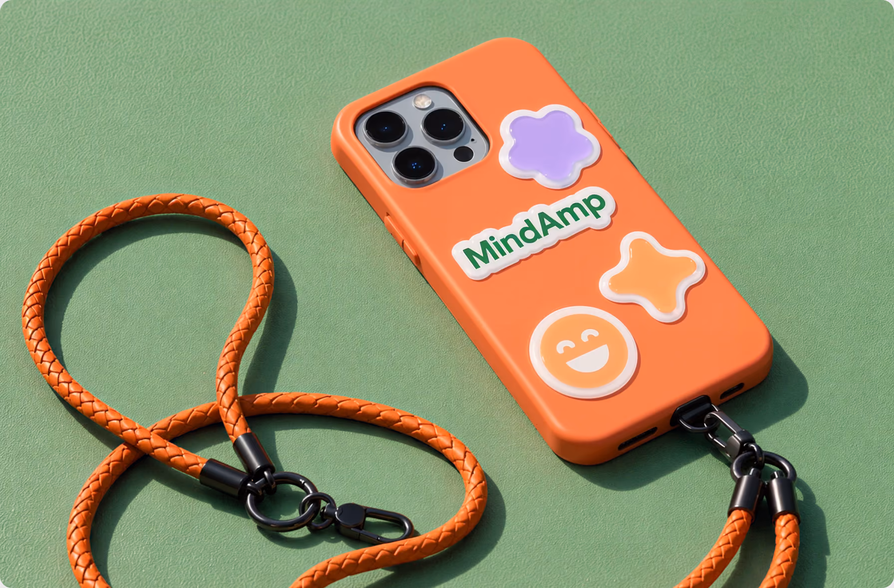 MindAmp mental wellness app branding