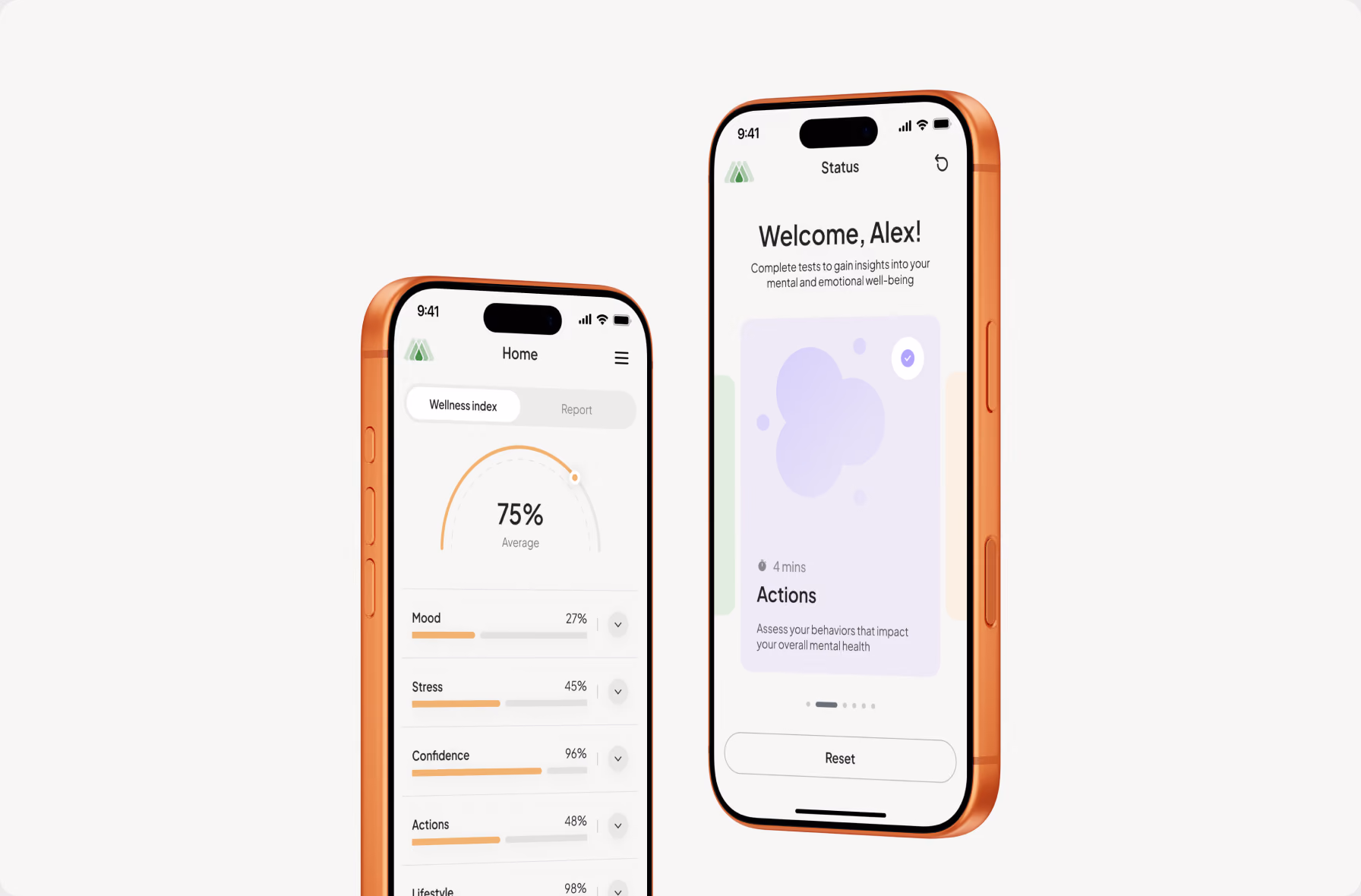 MindAmp mental wellness mobile app