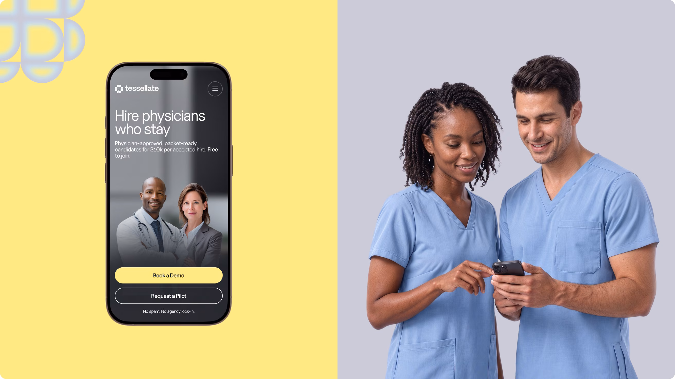 Healthcare recruitment platform for physicians
