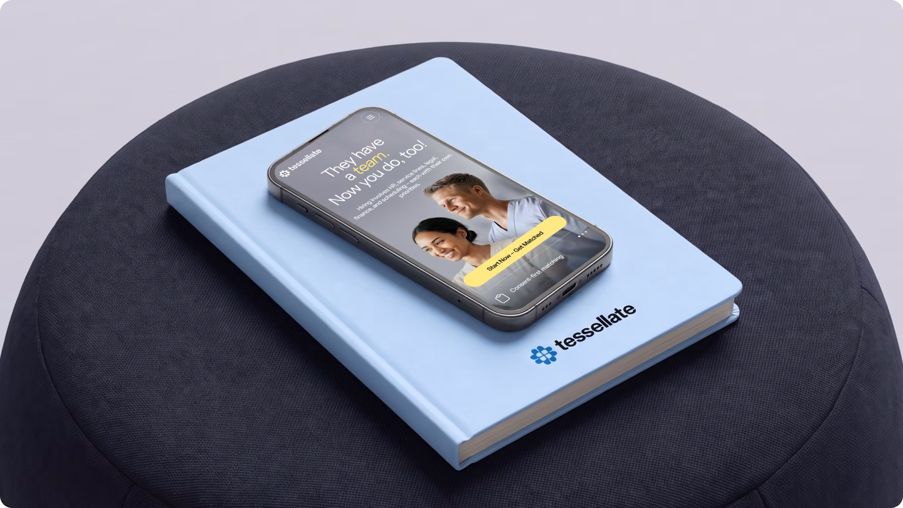 Tessellate mobile website design