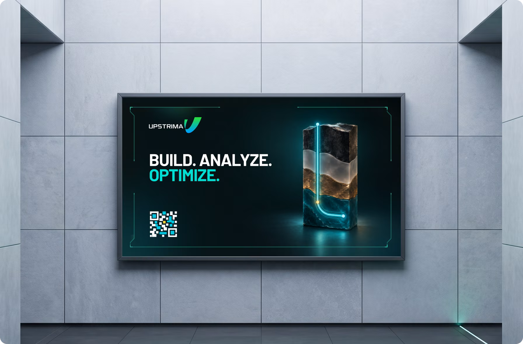 Upstrima industrial AI visual design