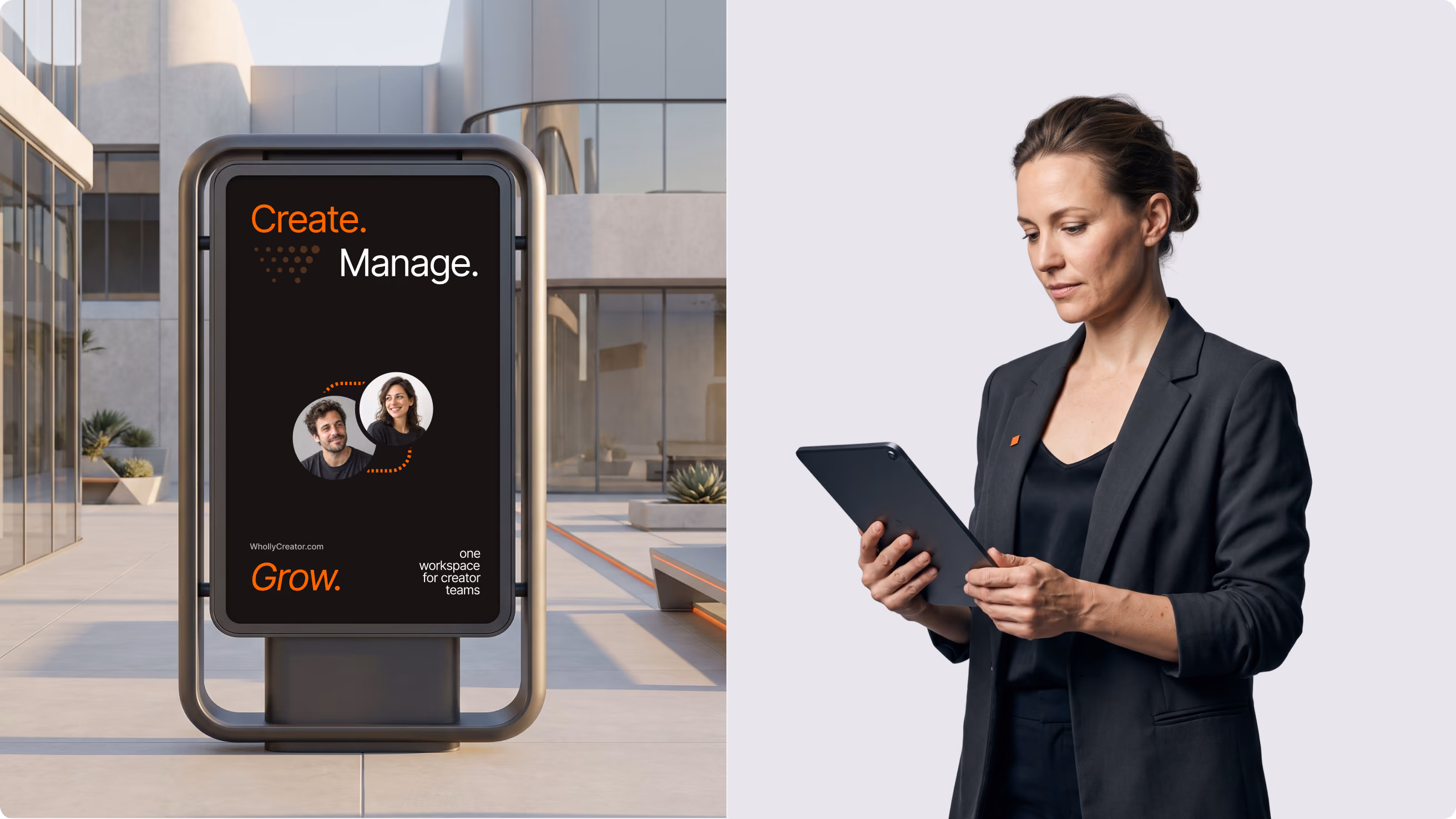 Creator management CRM interface