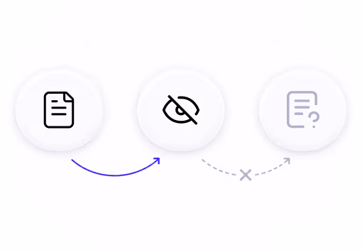 A folded document with a question mark where the coverage line should be